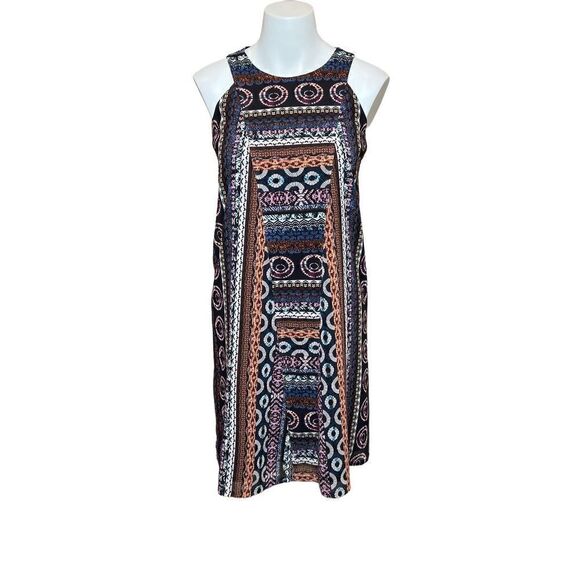 Amy Matto mixed print sleeveless dress size 2 - Picture 1 of 15
